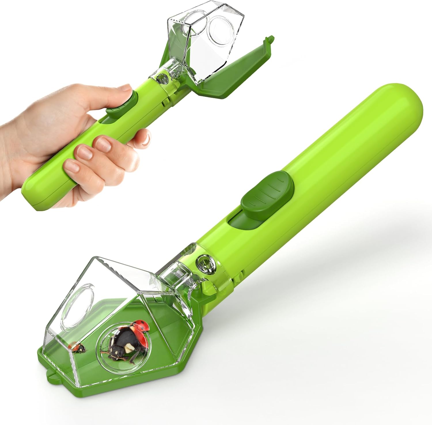 Outdoor Adventure Learning - Handheld Insect Catcher with 6X Magnifying