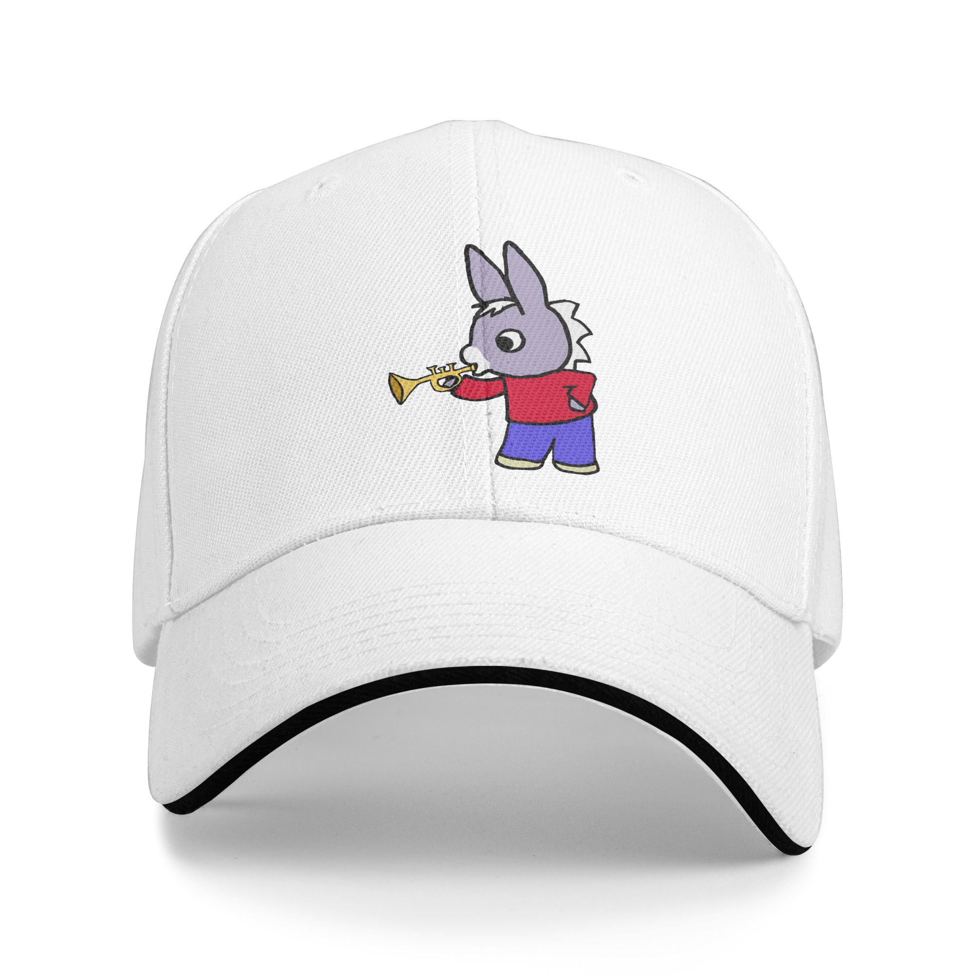 Outdoor Adventure Learning - Trotroes Cute Donkey Cartoon Sandwich Baseball