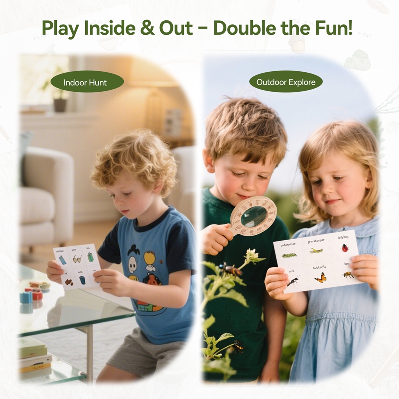 Wooden Montessori Toys Treasur - Outdoor Adventure Learning recension och pris