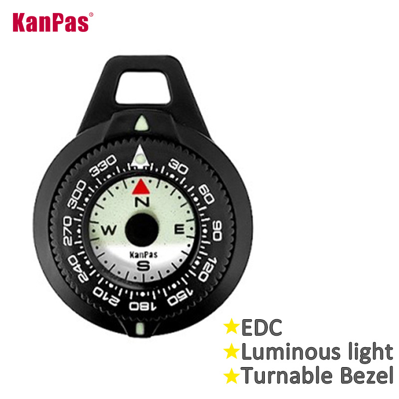 Kanpas EDC Outdoor Compass wit - Outdoor Adventure Guide recension och pris