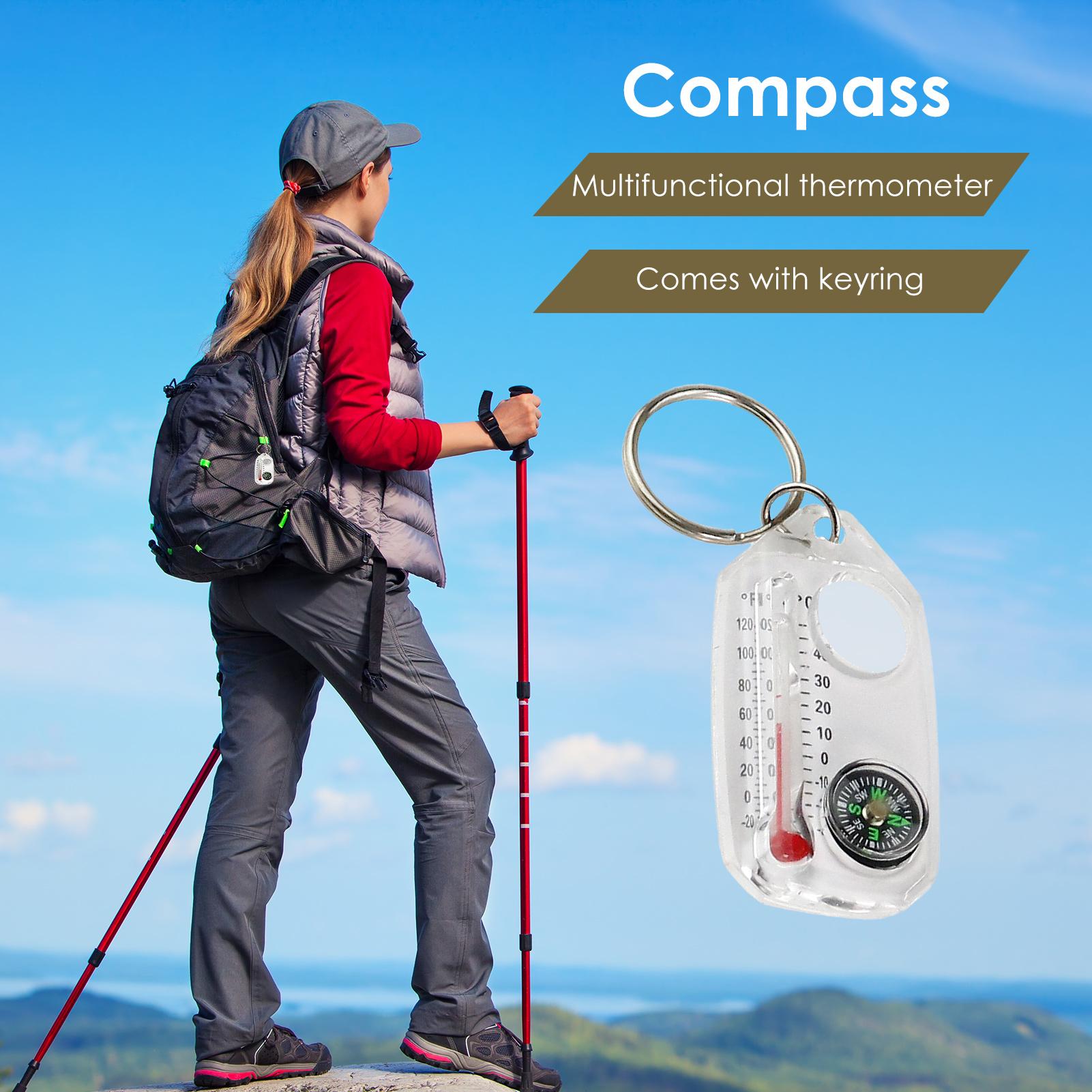 Portable Outdoor Keychain Comp - Outdoor Adventure Guide recension och pris
