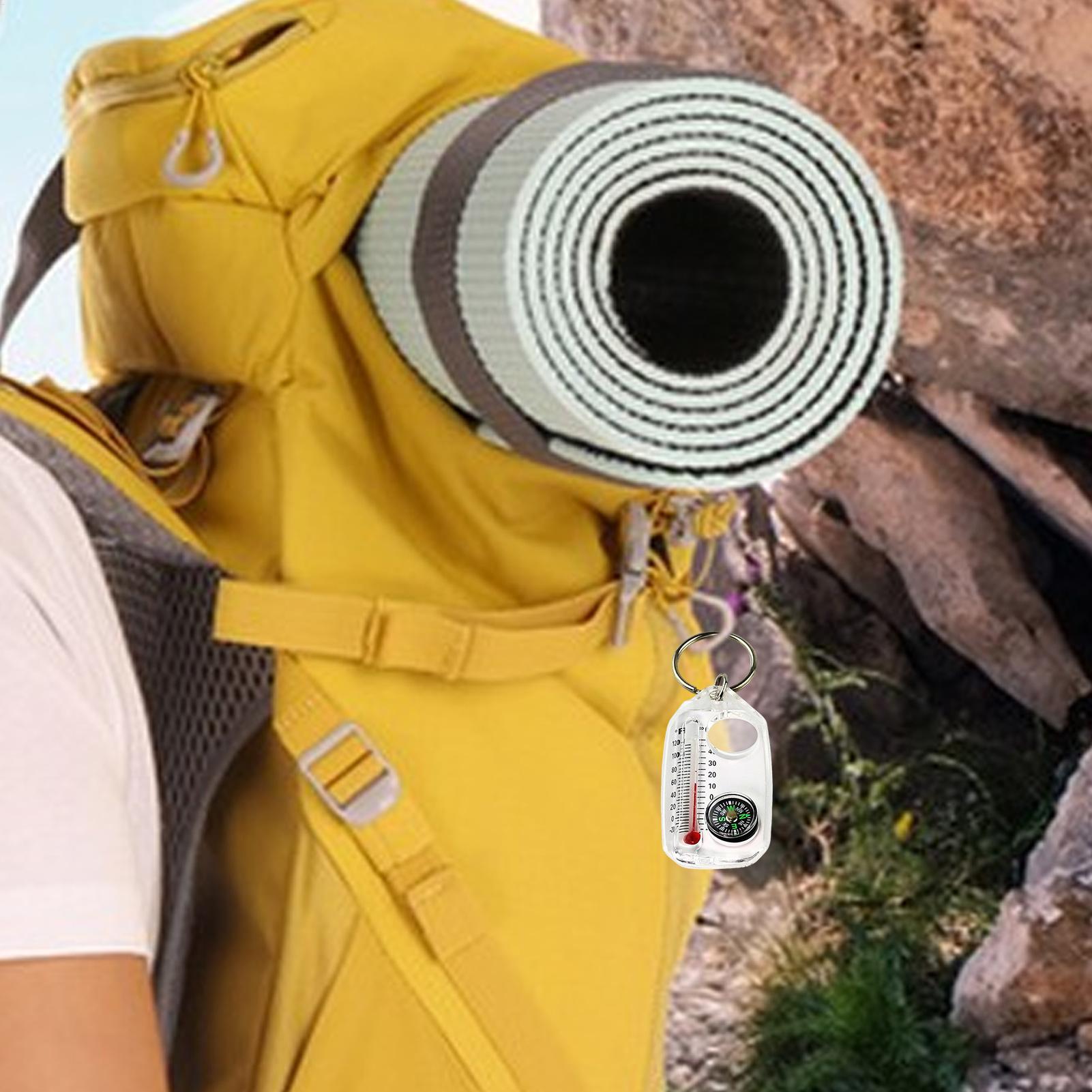Portable Outdoor Keychain Comp - Outdoor Adventure Guide recension och pris