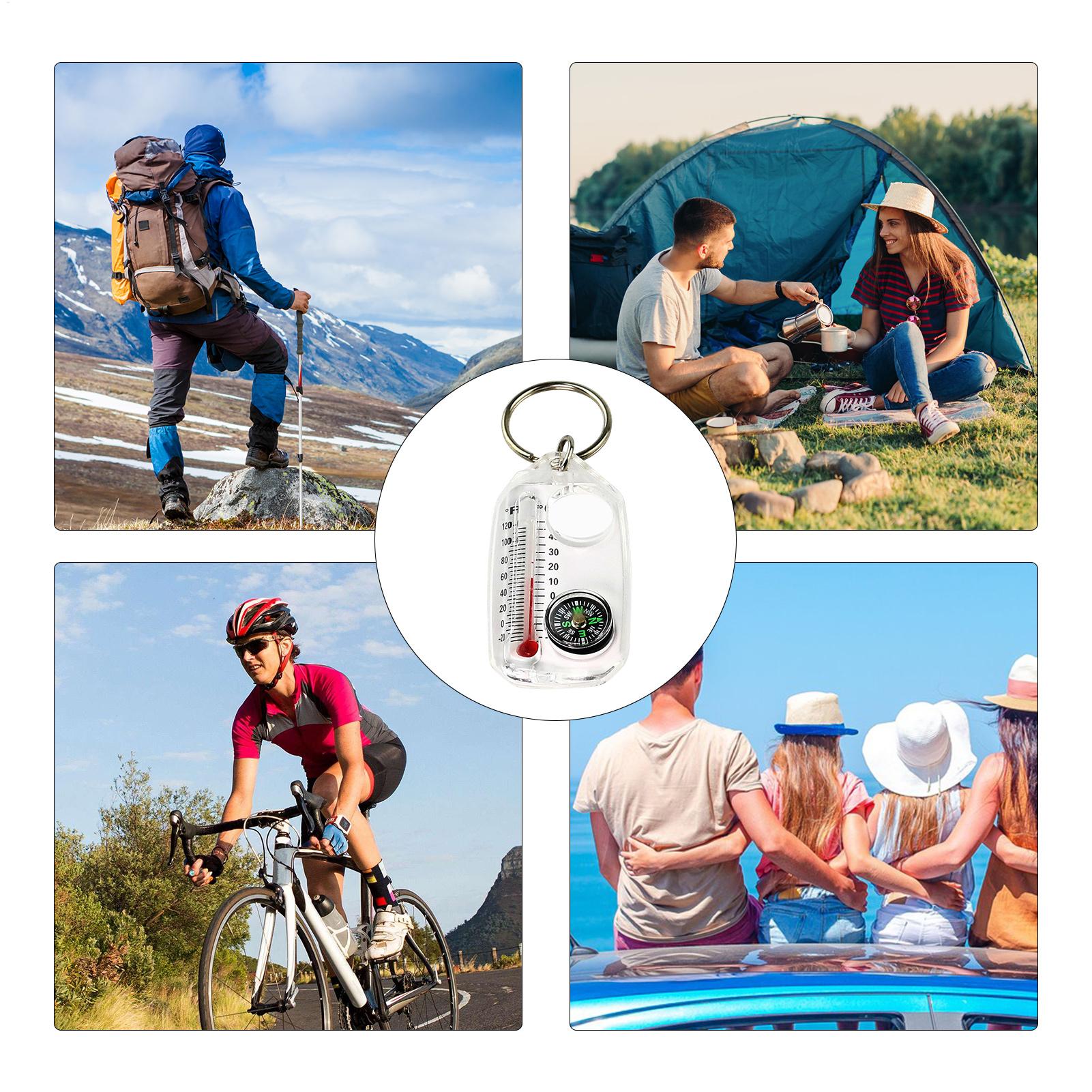 Portable Outdoor Keychain Comp - Outdoor Adventure Guide recension och pris