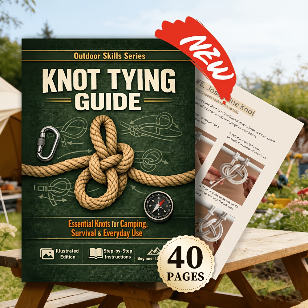 Camping Knots Manual 40 Page O - Outdoor Adventure Guide recension och pris