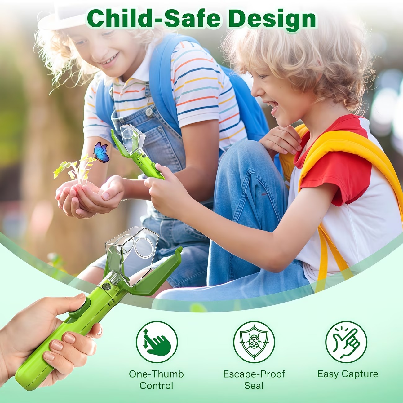 Handheld Insect Catcher with 6 - Outdoor Adventure Learning recension och pris