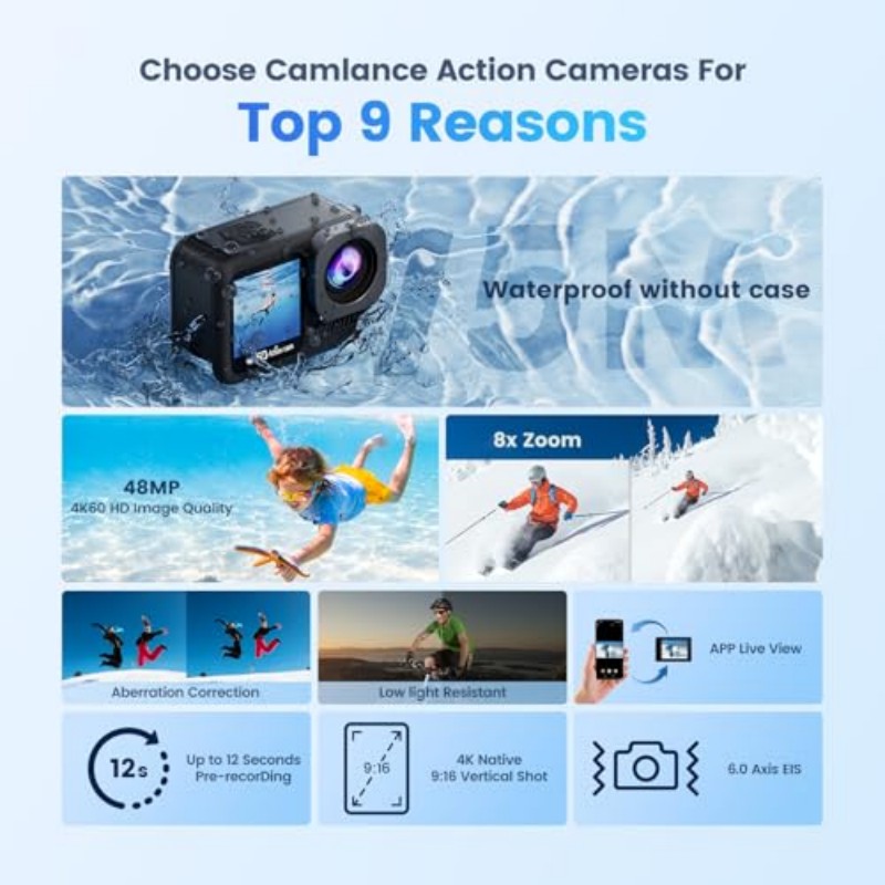 Mini body camera, 2K action ca - Outdoor Adventure Activities recension och pris