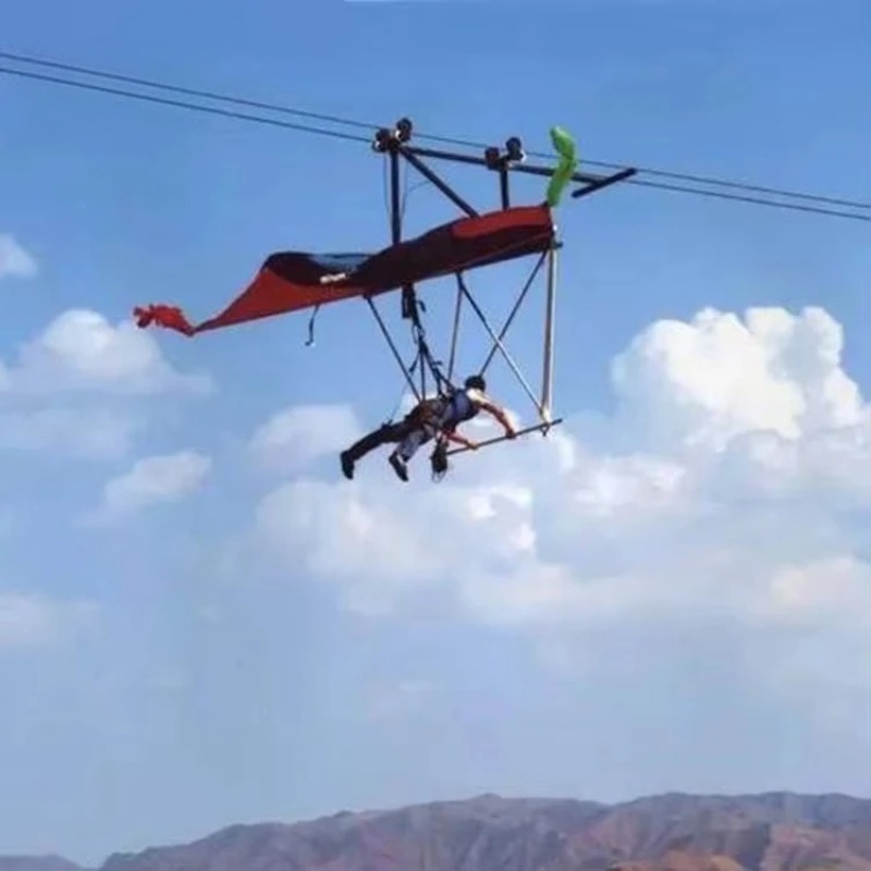Outdoor Gliding Zipline Swingi - Outdoor Adventure Ziplines & Waterfall recension och pris