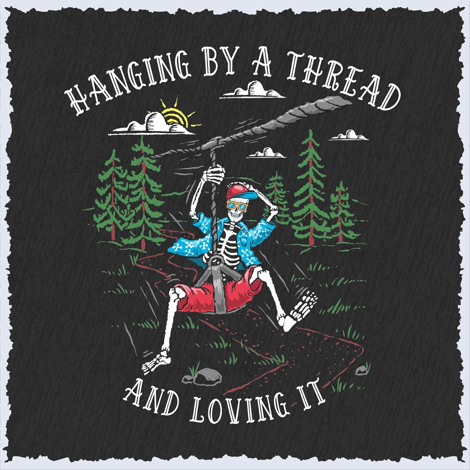 Hanging By A Thread Skeleton Z - Outdoor Adventure Ziplines & Waterfall recension och pris