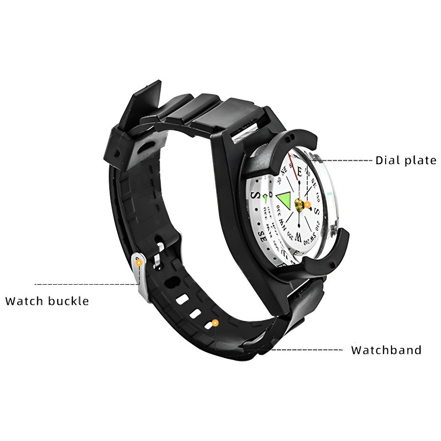 Waterproof Pocket Compass with - Outdoor Adventure Guide recension och pris