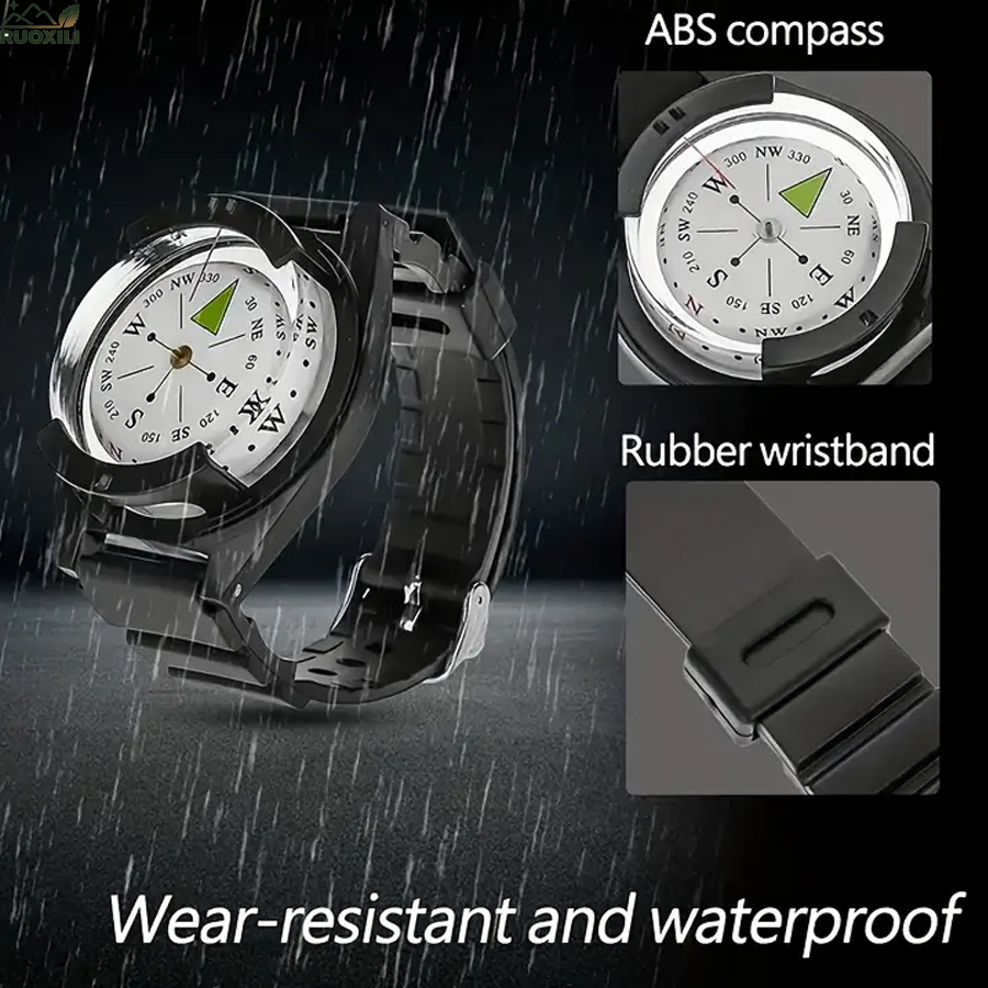 Waterproof Pocket Compass with - Outdoor Adventure Guide recension och pris