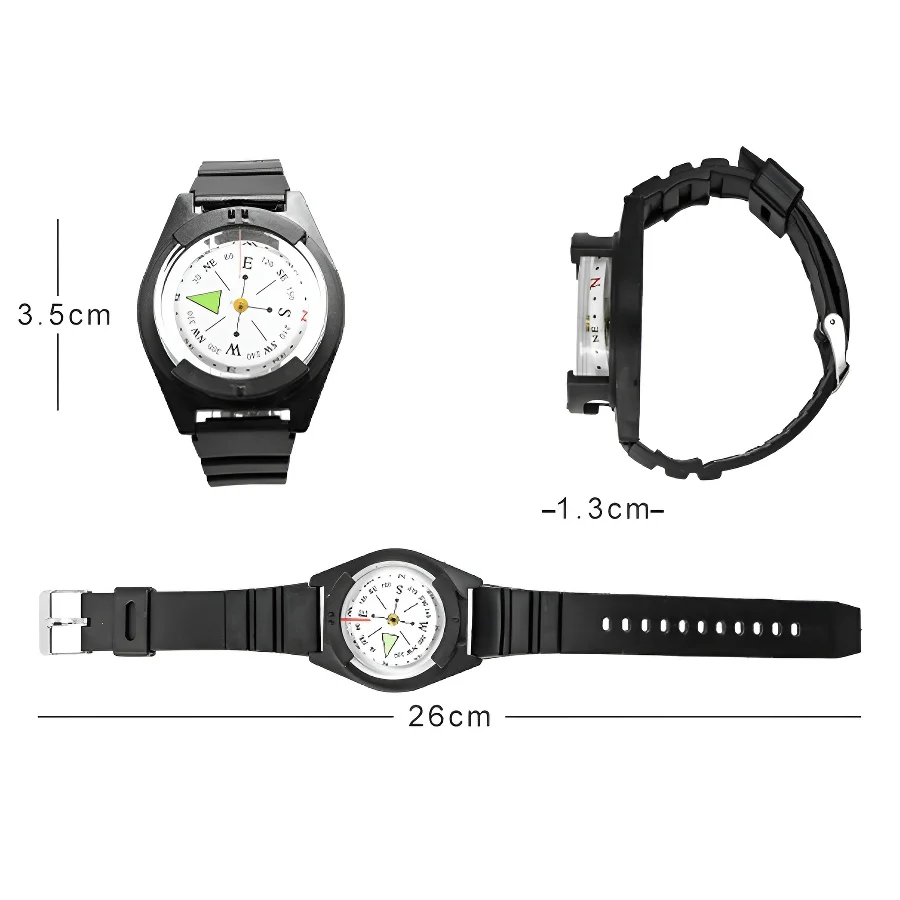 Waterproof Pocket Compass with - Outdoor Adventure Guide recension och pris