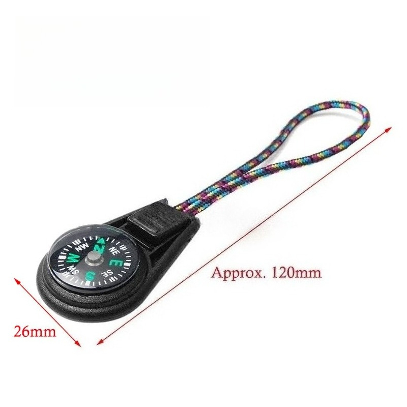 10Pcs Colorful Survival Keycha - Outdoor Adventure Guide recension och pris