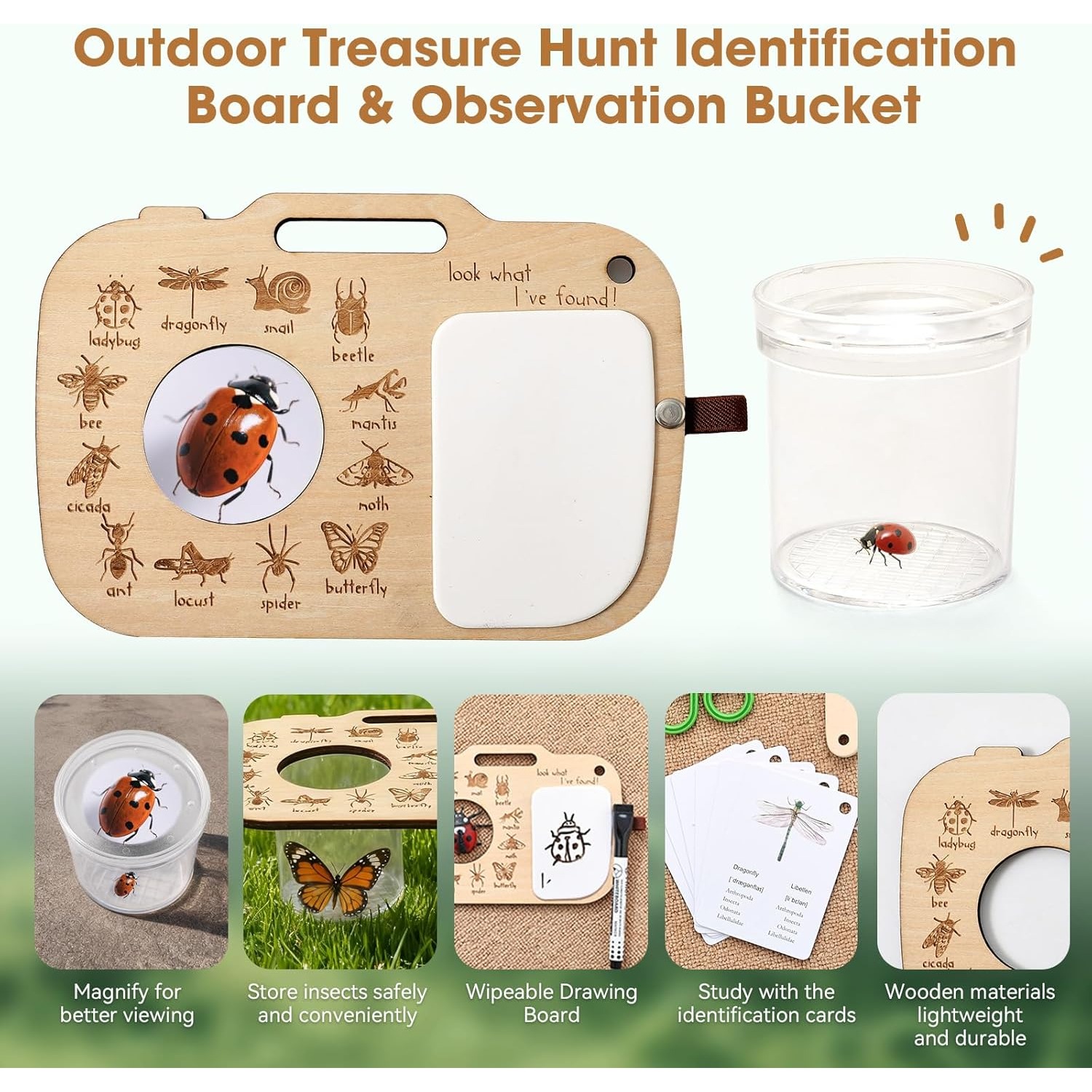 Bug Catcher Kit for Kids with  - Outdoor Adventure Learning recension och pris