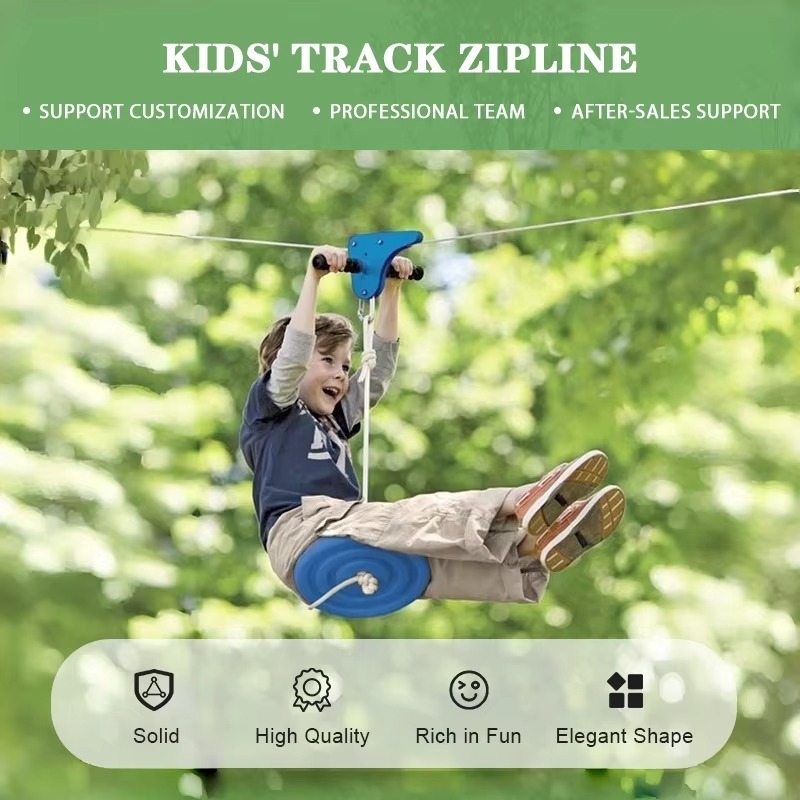 Zipline Game Set Outdoor zipli - Outdoor Adventure Ziplines & Waterfall recension och pris