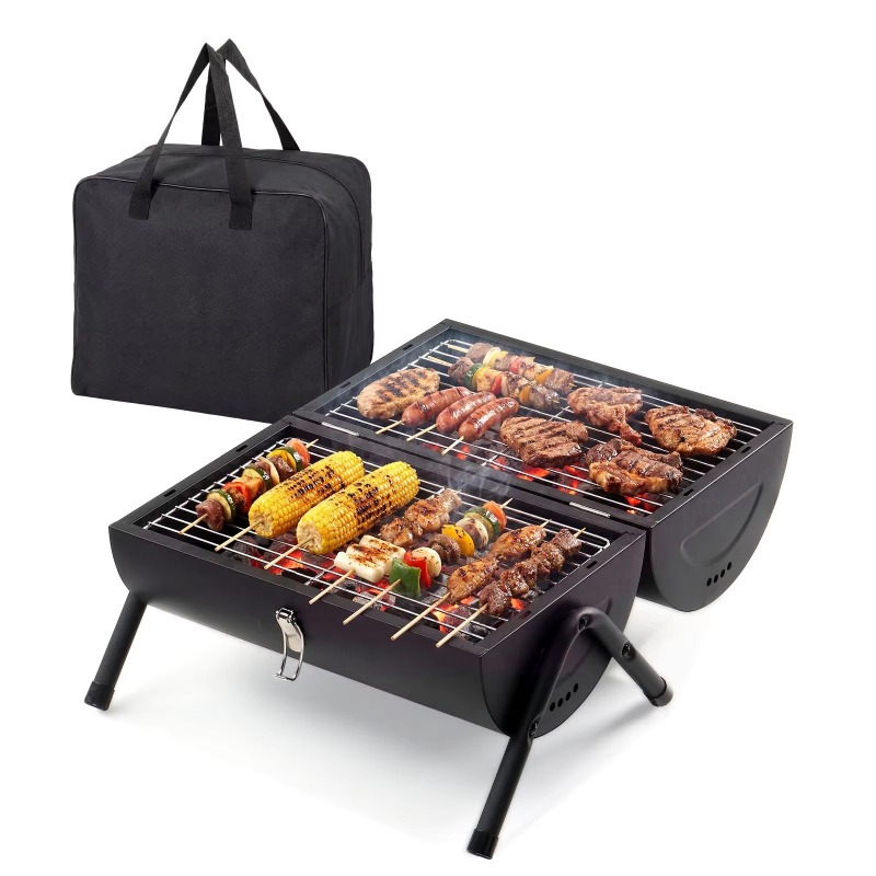 Portable double-sided charcoal - Outdoor Adventure Activities recension och pris